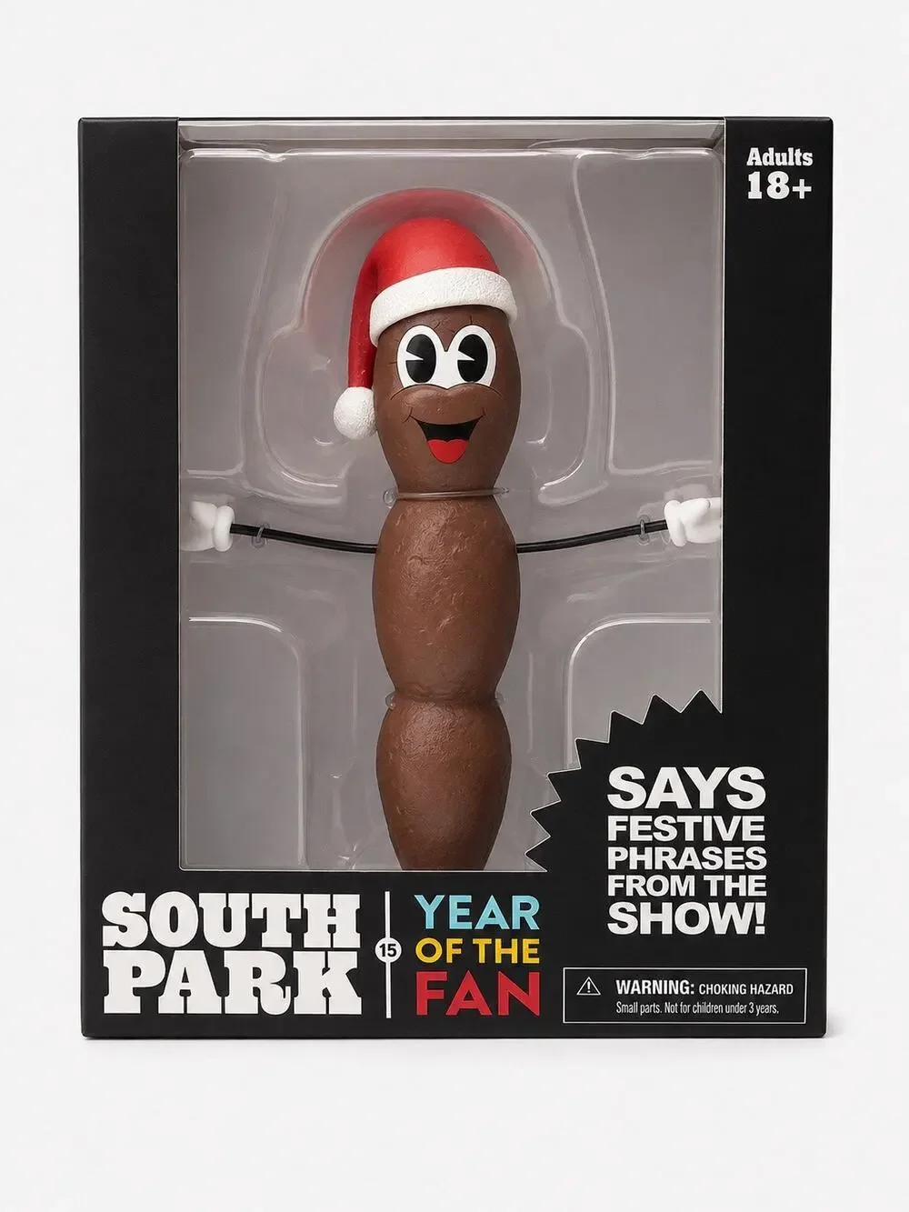South Park Mr. Hankey Deluxe Talking Figure Mezco Year of the Fan 18+ Boxed”.